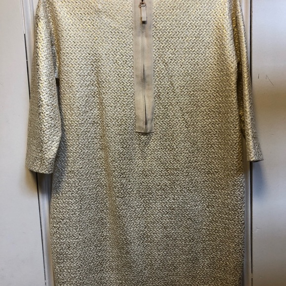 Zara Collection Gold Metallic Dress - Picture 4 of 11